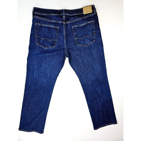 American Eagle Outfitters Size 36X31 Mens Original Bootcut Blue Airflex+ Jeans - Picture 1 of 12